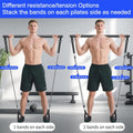 Pilates Bar Kit with Resistance Bands,Pilates Bar with Stackable Bands Workout Equipment for Legs,Hip,Waist and Arm,Exercise Fitness Equipment for