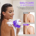 African Net Sponge, Authentic Exfoliating Body Scrubber for Bath and Shower, Multiple Textures with Gentle Deep Exfoliating and Rich Lather for