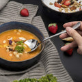 Soup Spoons, 8-Piece Stainless Steel Spoons Heavy-Weight Spoon Flatware