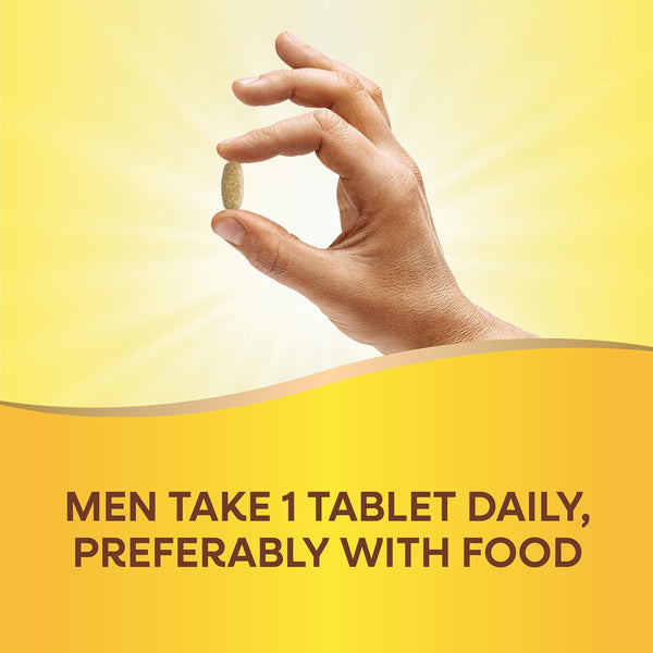 Nature'S Way Alive! Men'S Daily Ultra Multivitamin, High Potency Formula, Promotes Healthy Heart & Muscle Function*, with Methylated B12, Gluten