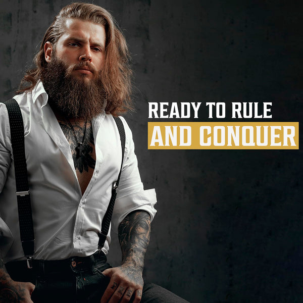 Viking Revolution Beard Wash and Beard Conditioner for Men with Argan Oil and Jojoba Oil - Beard Softener and Strengthener Beard Care Beard