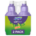 Swiffer Wetjet Multi-Purpose and Hardwood Liquid Floor Cleaner Solution Refill, with Gain Scent, 42.2 Fl Oz Each, (Pack of 2)
