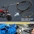 Throttle Handle Grips and Cable for ATV Quad Pit / Dirt Bike Baja Mini Bike Mb165 Mb200 196Cc 200Cc Doodlebug Bike Fit for 22Mm Bar by TOPEMAI