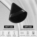 Pimoys 6 Pcs Powder Puff Face Soft Triangle Makeup Puff Velour Makeup Sponge Beauty Blender Mother'S Day Gifts for Loose Powder (Black)