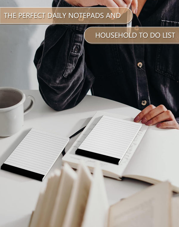 6 Pack Small Notepads Refills Memo Pads 3 X 5 Inch Lined Writing Note Pads with 30 Sheets Note Pad Paper in Each Pad Mini Pocket Notebook Refills