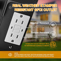 Porch Lights with Outlet, Dusk to Dawn Outdoor Light with Built-In GFCI Outlet, Waterproof Anti-Rust Lantern for Front Door, Garage