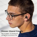 TOZO Openearring True Open Ear Headphones, Lightweight Comfort Open Ear Clip Wireless Earbuds, 40H Play Bluetooth 5.4 Headphones with Smart