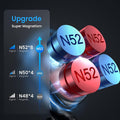 LISEN Magnetic Phone Holder for Car Mount Adjustable Phone Magnet for Car Enjoy Never Blocking Universal Air Vent Magnetic Car Cell Phone Holder