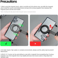 TELESIN Magnetic Neck Mount for Phones, Neck Cell Phone Holder Pov/Vlog Selfie Mount Hand Free Phone Neck Holder Chest Stand Strap Video Recording