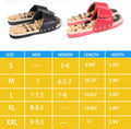 Reflexology Foot Massager Slipper Acupuncture Massage Sandals with Natural Stones Acupoint Massage Shiatsu for Foot Pain Relief Suit for Men and
