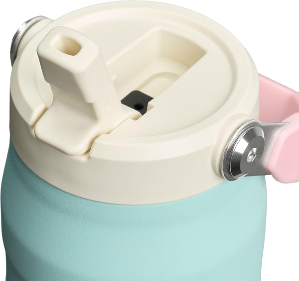 Stanley Iceflow Flip Straw 2.0 Water Bottle 24 Oz | Built-In Straw for Travel and Sports | Lightweight and Leak Resistant | Insulated Stainless