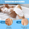 60Pcs Exfoliating Gloves Bulk, Scrub Gloves Exfoliating Body Scrubber Glove Exfoliator for Body Scrub Mitt, Bath Gloves for Shower Exfoliating