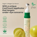 AXIS-Y Vegan Collagen Eye Serum - K Beauty Triple Hyaluronic Acid & Peptide Collagen Serum Improve Skin Elasticity, Reduce Fine Lines & Dark