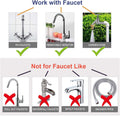 Garden Hose to Sink Faucet Adapter, 2 Pack Kitchen Sink Faucet Adapter Connect to Different Hoses, Brass Adapter for Female to Male and Male to