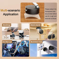 Foldable Magnetic Vacuum Phone Holder, Ultra Strong Suction Cup Phone Mount for Car/Travel/Desktop, Adjustable Vacuum Magnets Phone Stand Car