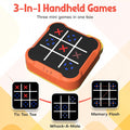 Tic Tac Toe Bolt Game, Handheld Electric Puzzle Game Console, Gift Ideal for Kids and Adults' Birthday, Electronic Board Games for Educational and