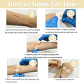 Emergency Wound Closures Adhesive Bandages, Zip Stitch Stickers for Camping, Survival & Household Gear, 3 Pcs (45*10Mm, Skin)
