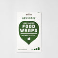 Suck UK | Leaf-Shaped Beeswax Wraps | Eco Friendly Beeswax Wrap | Reusable Food Storage | Kitchen Organization | Food Storage Containers |