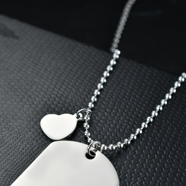 To My Son Dog Tag Necklace from Dad Best Wish to My Son Never Forget How.Love Dad Pendant Necklace,Inspirational Gifts for Son and Men Military