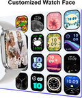 Smart Watches for Men Women(Call Receive/Dial),2.01” Touch Screen Fitness Tracker with Blood Pressure/Heart Rate/Sleep Monitor, 120+Sports Modes,