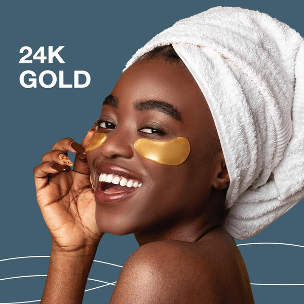 Under Eye Patches for Puffy Eyes and Dark Circles â 24K Gold under Eye Mask Patches for Puffiness, Beauty & Personal Care Products â under Eye