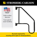 Stromberg Carlson AM-533 Lend-A-Hand Extended Assist Rail - RV Handrail, RV Handle Grab Bar by Door, Camper Hand Rail, RV Step Handrail, Trailer