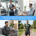 POAGL Posture Corrector for Men | Universal Fit Adjustable Upper Back Brace for Clavicle to Support Neck, Back and Shoulder Pain Relief Kyphosis