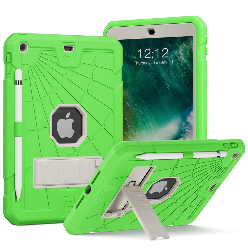 SIBEITU Ipad 9.7 Case with Pencil Holder 2018/2017 | Ipad 6Th Generation Cases with Stand | Ipad 5Th Generation Case for Kids | Slim Shockproof