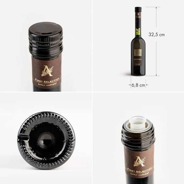 DESERT MIRACLE Cold Pressed Polyphenol Rich Moroccan Olive Oil, Extra Virgin Olive Oil with High Polyphenols, Organic, First Cold Pressed EVOO