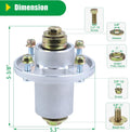 3 Pack 607418 Spindle Assembly with 604664 Pulley Replaces Hustler 607418 Spindle 607418, 601804 Hustler 601804 Spindle Assembly, Hustler Raptor