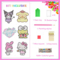 Crafts for Girls 8-12 - 6Pcs Make Your Own GEM Art Keychains - Arts and Crafts for Kids Ages 8-12 - Diamond Art Kits for Kids - 5D Dimond Art