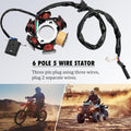 Complete Wiring Harness Kit for ATV Quad 4 Stroke 50Cc 70Cc 90Cc 110Cc 125Cc Pit Quad Dirt Bike Go Kart Quad Wire Harness Complete Electrics
