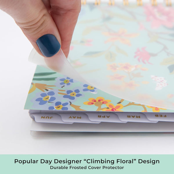 Blue Sky Day Designer 2025-2026 Weekly and Monthly Academic Year Planner Calendar, July 2025 - June 2026, 5.8" X 8.6", Flexible Cover, Laminated