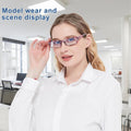 VIDEBLA 5 Pack Computer Reading Glasses Men and Women anti Eyestrain Blue Light Blocking Glasses for Reading (5 Mix-2, 1.75)