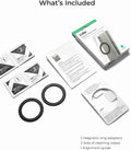 Iottie Universal Magsafe Ring Adapter for Android (2 Pack). Magnetic Adapter Ring Compatible with Magsafe Accessories & Wireless Chargers,