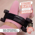 Hip Thrust Belt for Dumbbells Heavy, Kettlebells, Plates, Hip Thrust Band for Women/Men, Double Hook & Loop Booty Builder, Glute Workout Equipment