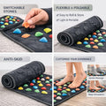 Long Foot Massage Mat 5.74Ft (68.9 X 13.78 Inches), Walk Stone Acupressure Pad for Feet, Acupoint Massager for Blood Circulation, Pain Relief,