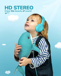 Toddler Kids Headphones Wired - Headphones for Kids Volume Limit 85/94dB Headset 3.5mm Jack Adjustable Foldable Headsets for Girls Boys Children