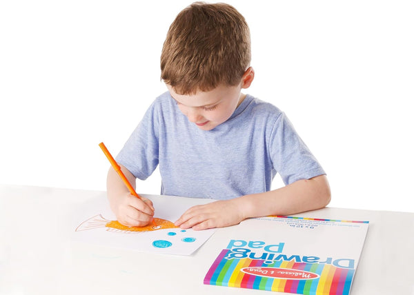 Melissa & Doug Drawing Paper Pad (9 X 12 Inches) - 50 Sheets, 3-Pack - FSC Certified