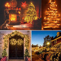 ODEETRONIC Christmas Lights, 21.63Ft 100 Count Incandescent Clear Christmas Lights, UL Certified Outdoor Christmas Mini Light Connectable, Green
