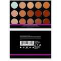 SHANY CONTOUR CAMO Professional Cream Foundation, Foundation Primer,Camouflage Concealer Makeup Palette - 15 Color Face Palette
