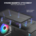 Moko 400X300Mm DIY PC Case Dust Mesh Filter, [2 Pack] PVC Dustproof Magnetic Dust Filter Cover, PC Mesh Grill with Magnetic Frame Strip Computer