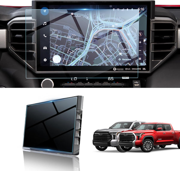 BIBIBO for 2023 2024 Toyota Tundra Screen Protector 2022-2024 Toyota Tundra &2024 Toyota Tacoma 14" Radio Screen Protector Toyota Tundra Accessories