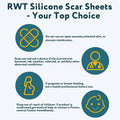 Silicone Scar Sheets, Silicone Scar Tape for Surgical Scars - 60" X 1.6" Roll - 1.5M, Medical Grade Reusable Effective Scar Removal for Keloid,