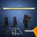 LED Light Bar Nilight 42Inch 240W Spot Flood Combo LED Driving Lamp off Road Lights LED Work Light for Trucks Boat Jeep Lamp