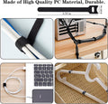 N NOROCME 192 PCS Cable Management Kit 4 Wire Organizer Sleeve,11 Cable Holder,35Cord Clips 10+2 Roll Cable Organizer Straps and 100 Fastening