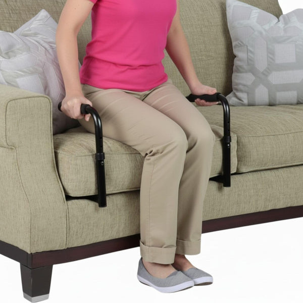 Vive Stand Assist - Mobility Standing Aid Rail for Couch, Chair - Assistance Handle for Patients, Elderly, Seniors and Disabled - Safety Grab Bar