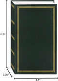 3-Ring Photo Album 504 Pockets Hold 4X6 Photos, Hunter Green