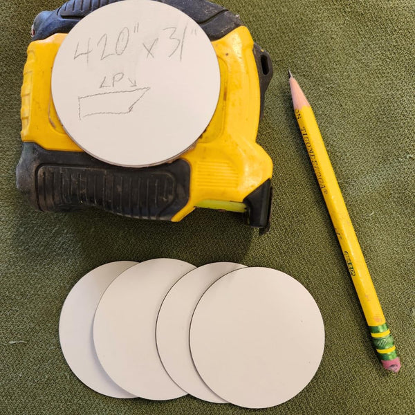 CYCLOPS Erasable Scratch Pads for Tape Measure, Construction, Woodworking Tool - 5 Pads - Write Measurements & Notes - Great Stocking Stuffer,