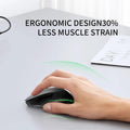 Wireless Mouse,2.4G USB Computer Mouse with 3-Level, Silent Quiet Click, Ergonomic, 6 Buttons Portable for Pc,Laptop,Chromebook,Mac - Black